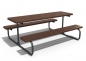 Picknicktisch Modell 113 Palisander RAL 7024