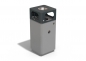Abfallbehälter 217 RAL 9006 u. 7024