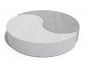 Betonbank Yin und Yang Modell 259 getupft grau