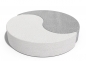 Betonbank Yin und Yang Modell 259 weiß grau