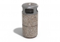 Abfallbehälter 236 braun RAL 9007
