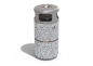Abfallbehälter 236 grau RAL 9006