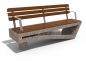 Bank aus Beton